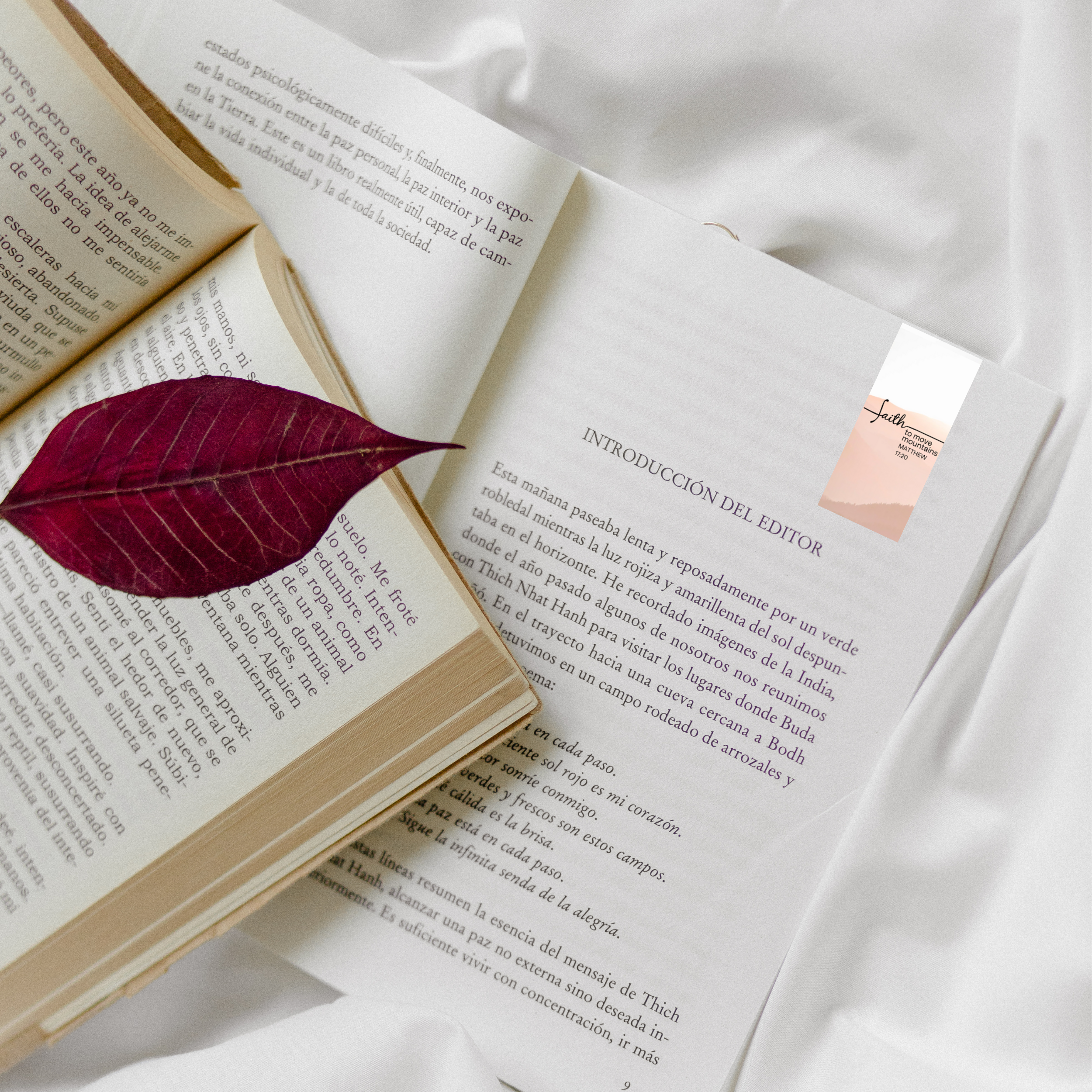 Magnetic Bookmarks | Faith to Move Mountains
