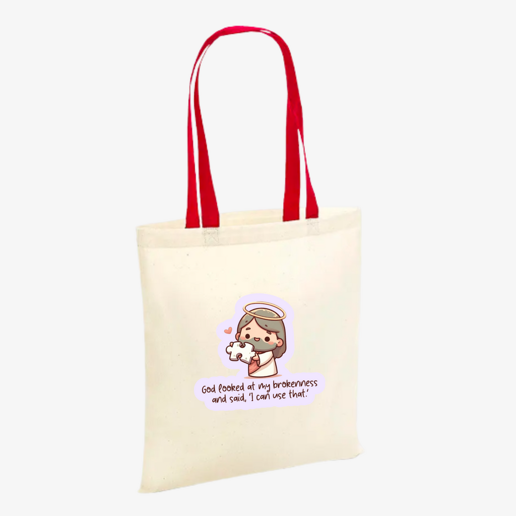 Tote bag | God looked at my brokenness