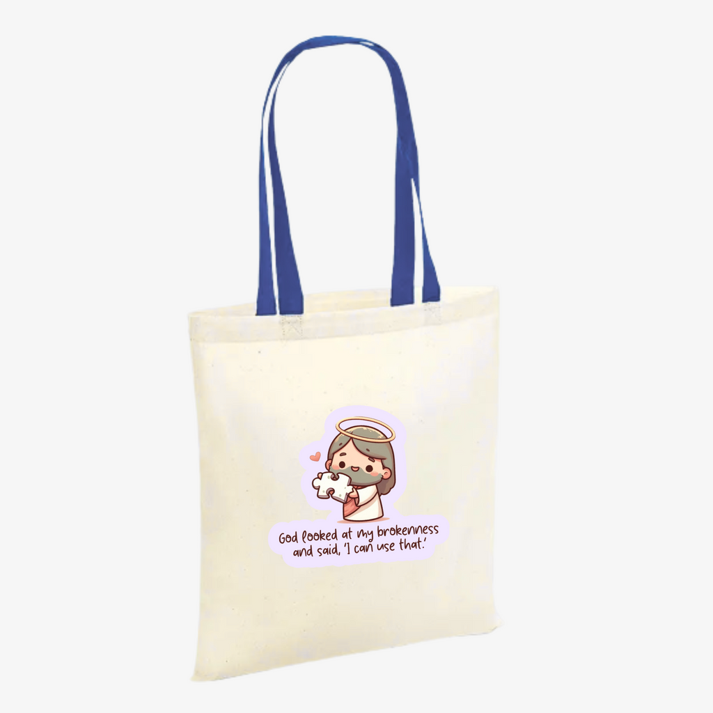 Tote bag | God looked at my brokenness