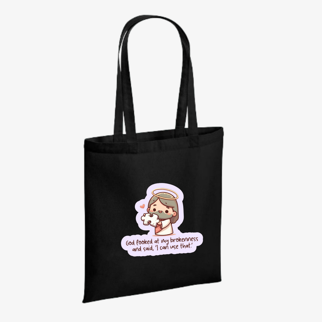 Tote bag | God looked at my brokenness