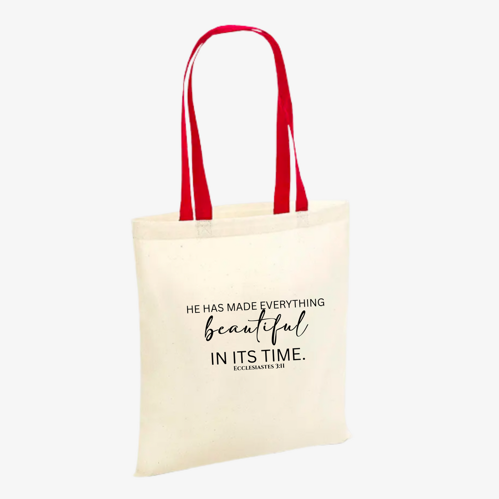 Tote bag | Beautiful in His time