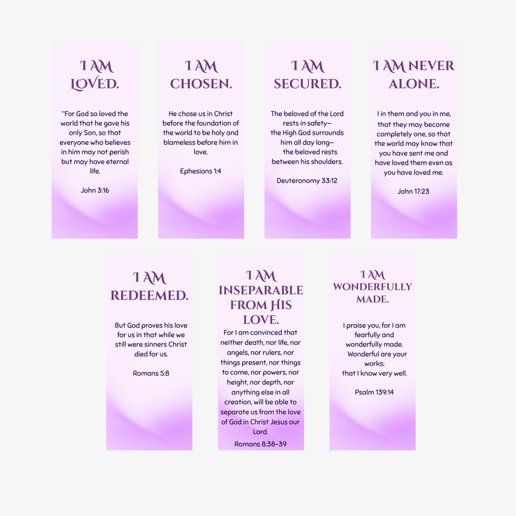 Magnetic Bookmarks |  I am His