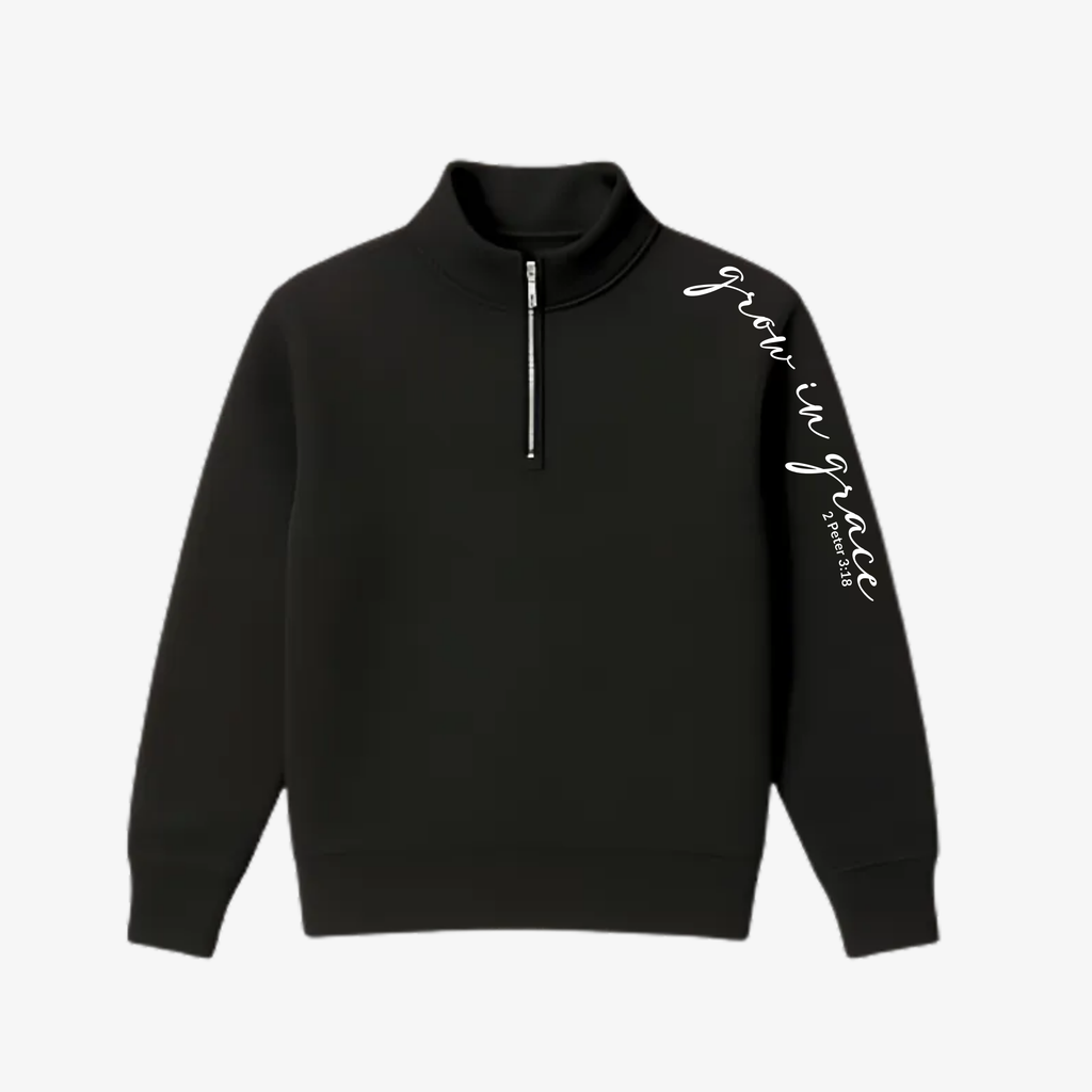 Half Zip Sweater | Grow in Grace