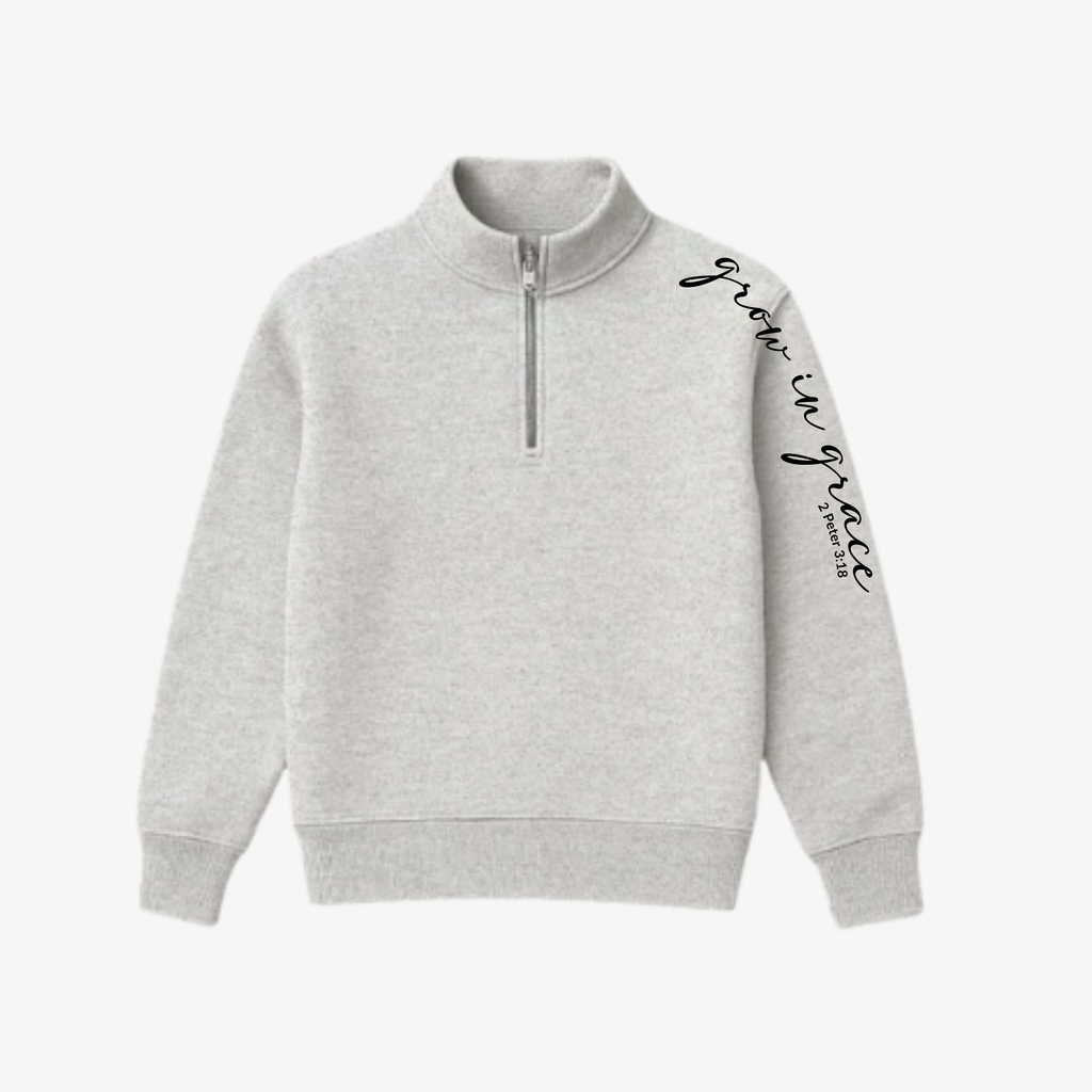 Half Zip Sweater | Grow in Grace