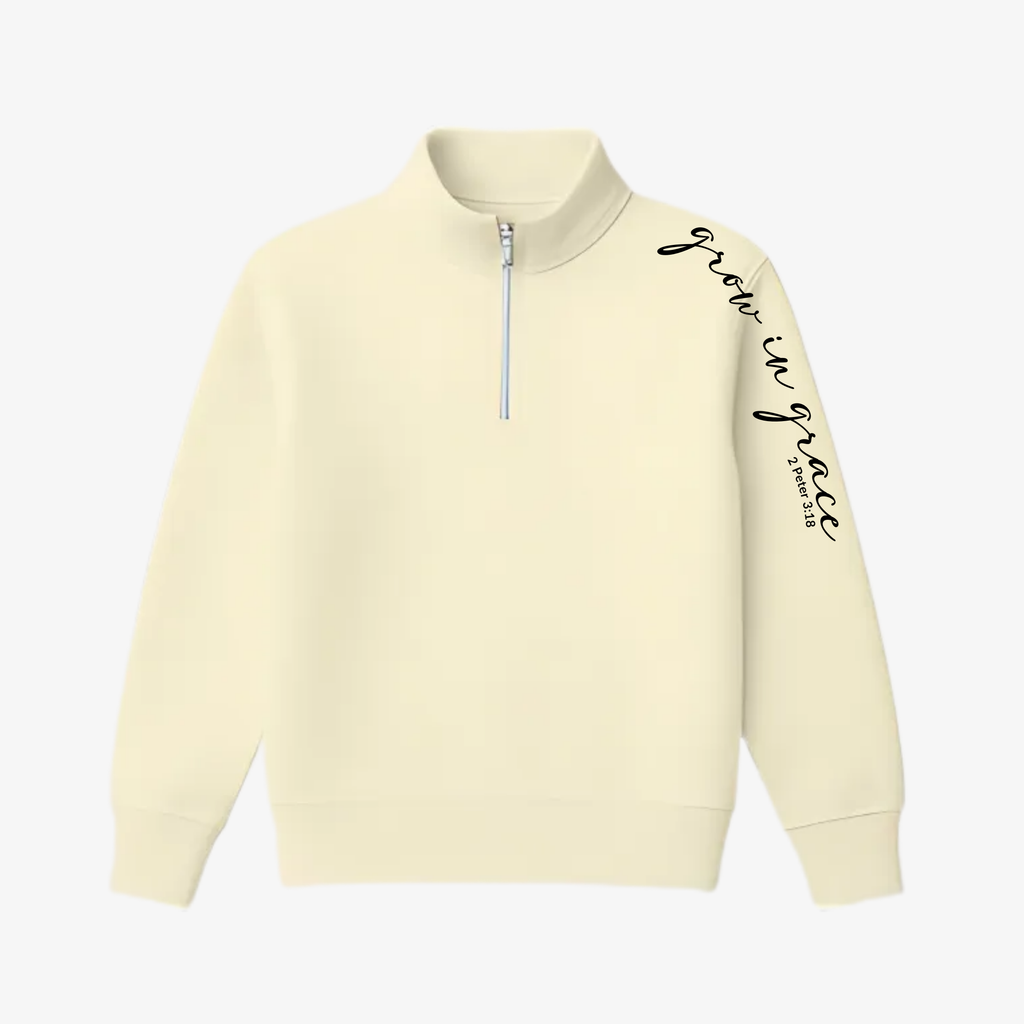 Half Zip Sweater | Grow in Grace