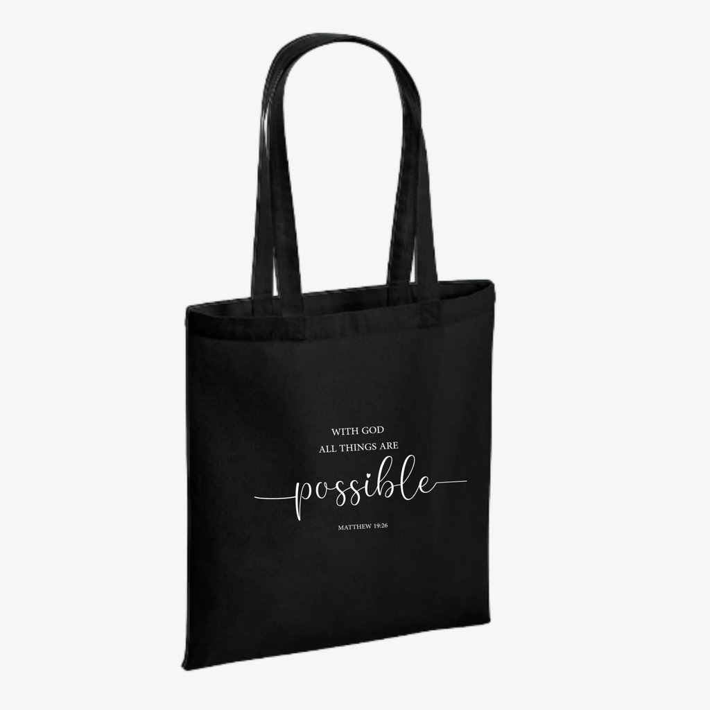 Tote bag | With God all things are Possible