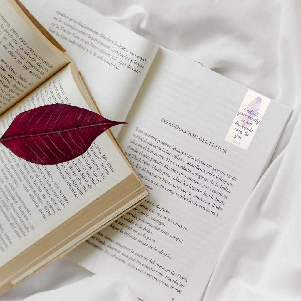 Magnetic Bookmarks | 1 Peter 5:7