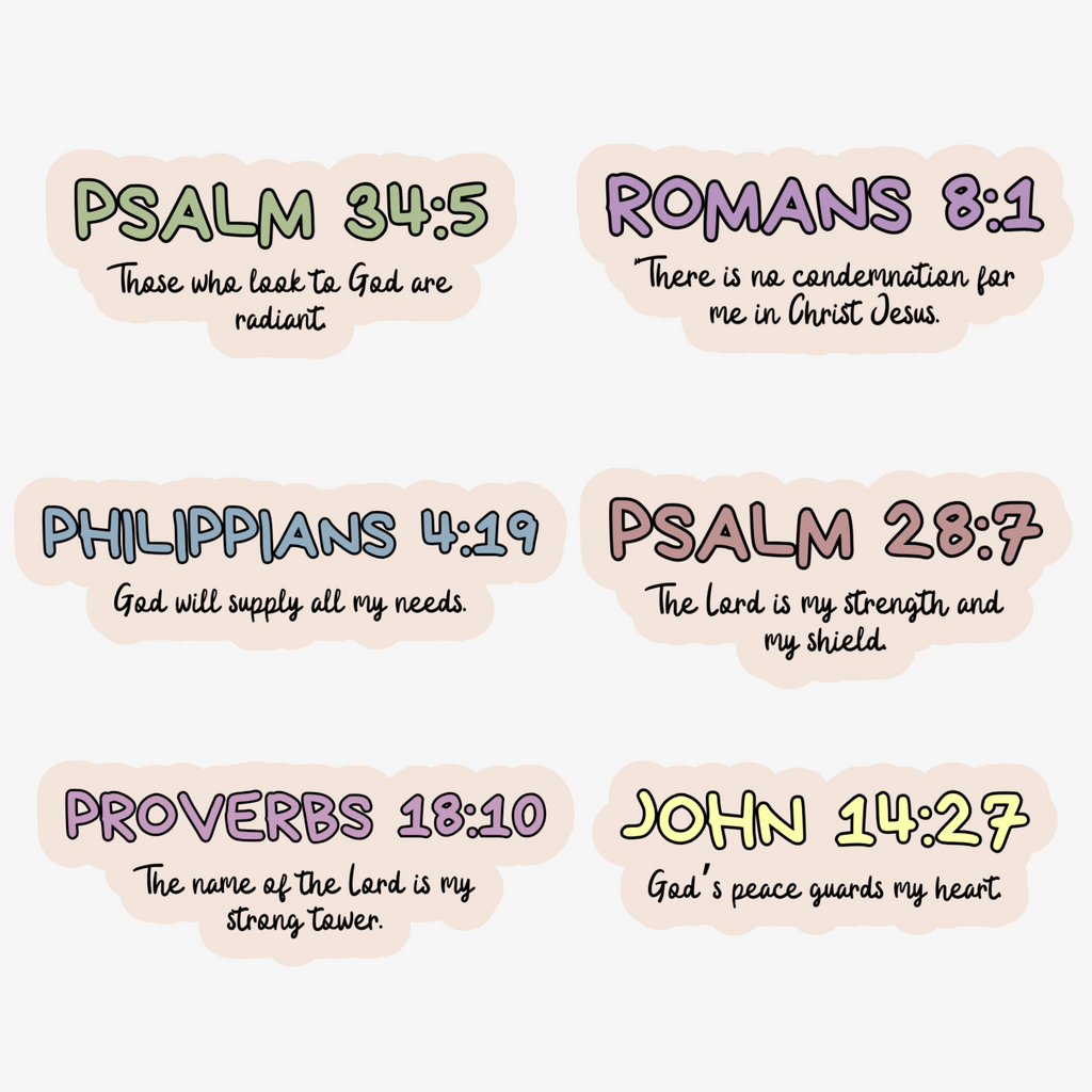 Sticker Pack | Bible Verses 1