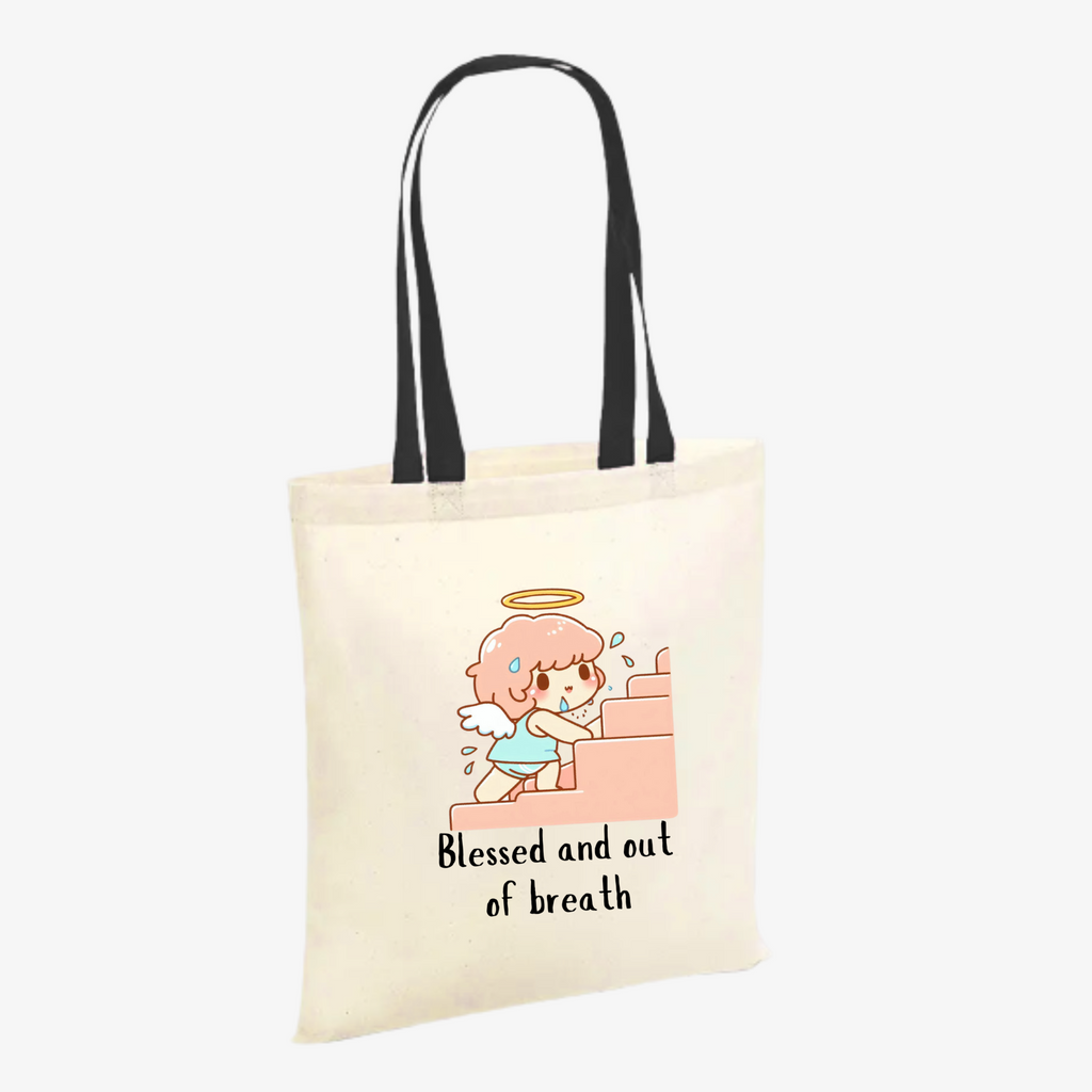 Tote bag | Blessed and out of Breath