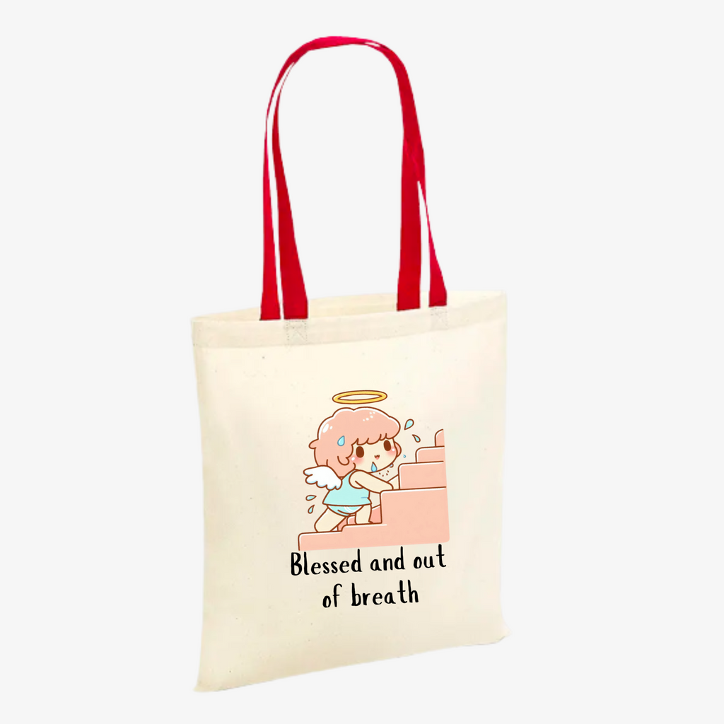 Tote bag | Blessed and out of Breath