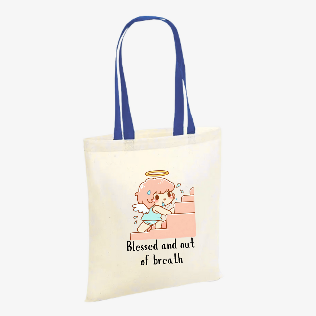 Tote bag | Blessed and out of Breath