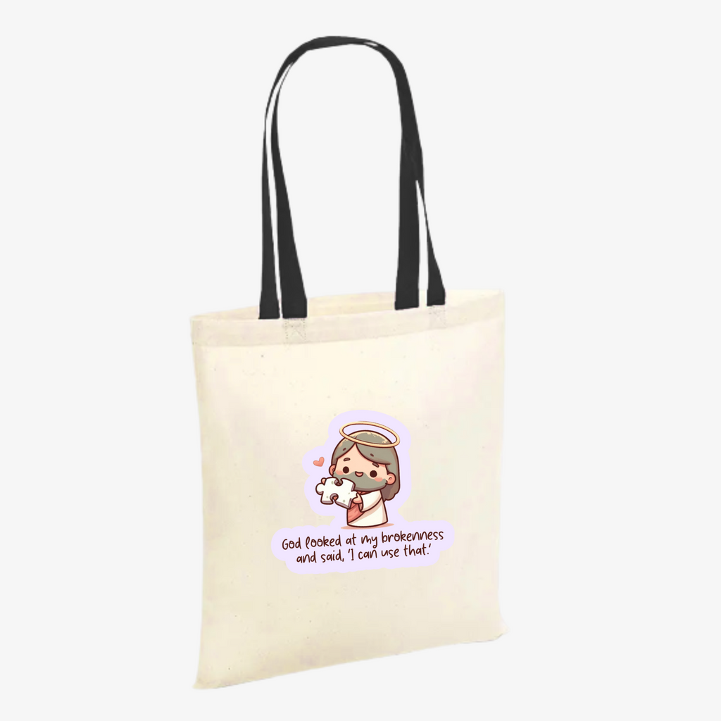 Tote bag | God looked at my brokenness